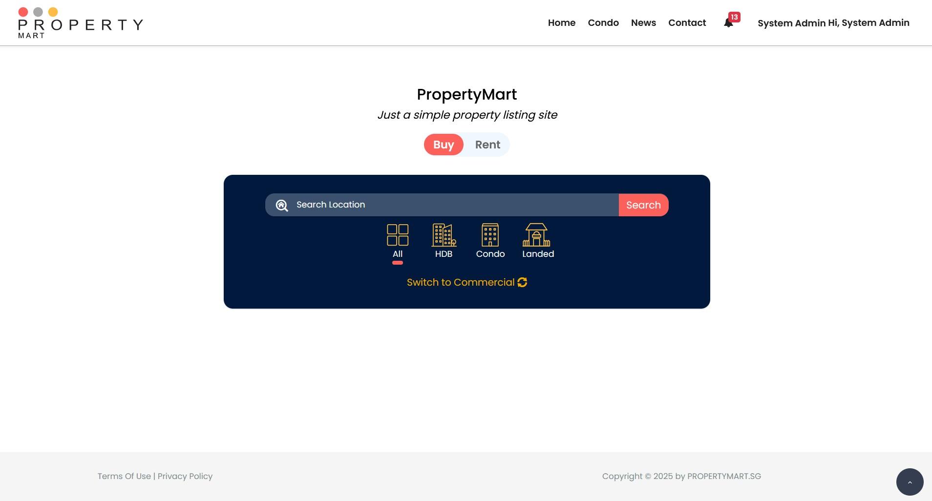 Real Estate Property System